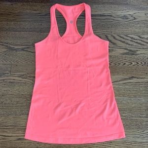 Lululemon cool racerback tank top - bright coral